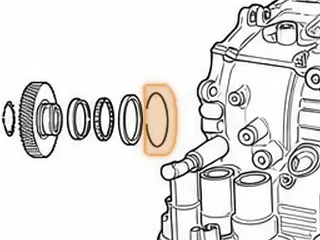 Snap Ring, U340E/U341E/U341F Between The 2 Cup Races That Set In The Case (.081” Thick) 1999-Up — Part # 127898A