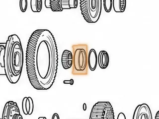 Cup Race, U340E/U341E/U341F Differential Bearing To Case (44KB721) 2.835”OD 1999-Up — Part # 127288A