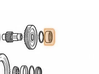 Caged Needle Bearing, U340E/U341E/U341F Pinion Shaft To Case (VP35-5) 1999-Up — Part # 127273A