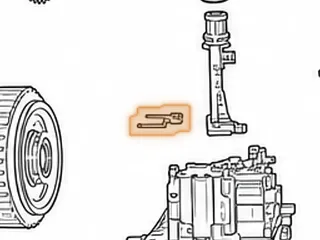 Bracket, U660E/U760E Case Connector Extension To Valve Body (1 Bolt) 2007-Up — Part # 277444-1A