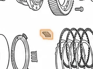 Return Spring Set, U660E/U760E No. 1 Brake Clutch Return (3 Pieces)(4 Springs Per Piece) 2007-Up — Part # 277981AK