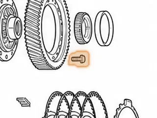 Bolt Set, U660E Ring Gear To Differential Housing (12 Pieces)(1.435” Long) 2007-Up — Part # 277786AK