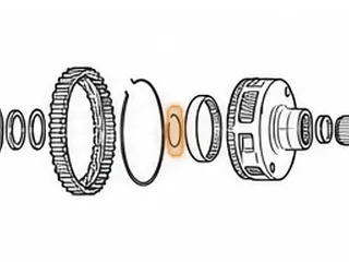 Snap Ring, U660E/U760E Holds Sun Gear # 614 To Underdrive Planet (.055"Thick)(1.465"OD) (W/2 Eyelets) 2007-Up — Part # 277888A