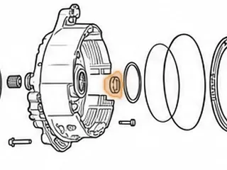 Caged Needle Bearing, U660E Stator (Rear)(.400"Thick)(1.525"OD) 2007-Up — Part # 277209A