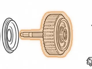 Drum, U660E Forward/Direct Clutch W/Shaft (9 1/4"Long)(4 Forward Clutch & 3 Direct Clutch) 2007-Up — Part # 277555A