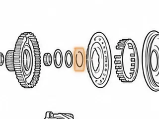Snap Ring, U660E/U760E Holds Forward Clutch Piston Retainer In Drum (.047"Thick) (1.650"OD) 2007-Up — Part # 277877A