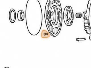 Bolt Set, U660E/U760E Pump Body To Stator (Rear Side)(7 Pieces) 2007-Up — Part # 277778-1AK
