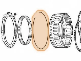 Snap Ring, U660E/U760E Holds Sprag Outer Race In Case (.055"Thick)(8"OD) 2007-Up — Part # 277892A