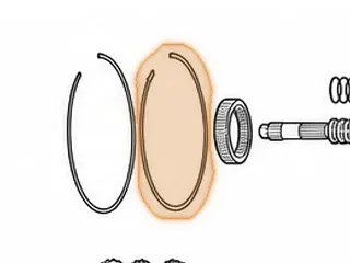 Snap Ring, U660E Holds No. 3 Brake Clutch Steel # 132 In The Stator (.063"Thick)(7 1/2"OD) (.255"Wide)… — Part # 277865A