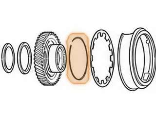 Snap Ring, U660E/U760E Holds No. 3 Brake Clutch Piston Return Spring In Case (.047"Thick) (4.445"OD) 2007-Up — Part # 277862A