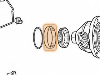 Cup Race, U660E Differential To Bell Housing (.665"Thick)(3.543"OD)(2.975"ID) (Cast # KOYO 30210J) 2007-Up — Part # 277291A