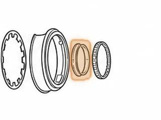 Inner Race, U660E/U760E Drive Transfer Gear To Case Bearing #279 (.590"Thick)(3.320"OD) (2.830"ID)(Cast # HTF 2E)… — Part # 277278A