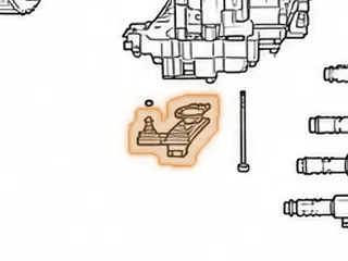 Temperature Sensor Assembly, U660E (4 Bolt, W/3 O-Rings) 2007-Up — Part # 277437A