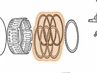 Friction, U660E/U760E Direct Clutch (.070") (40 Teeth, V Notched)(6 9/16"OD)(Has 48 Grooves In Friction Lining) 2007-Up… — Part # 277106A