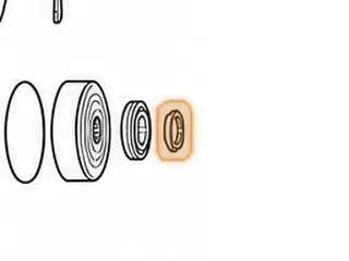 Nut, VT25-E Drive Pulley Shaft (.308”Thick, 1.325”ID) (46mm) 2002-Up — Part # 205795A
