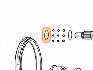 Snap Ring, VT25-E Holds 6 Check Balls To Drive Pulley Shaft (.070”Thick, 1.644”OD) (1 V Notch) 2002-Up — Part # 205894A