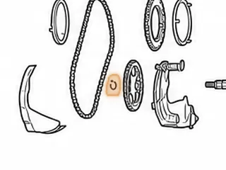 Snap Ring, VT25-E Holds Driven Sprocket To Pump Shaft (.037”Thick, .520”OD) (W/2 Eyelets) 2002-Up — Part # 205897A