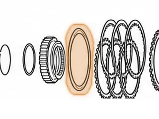 Steel, VT25-E Reverse Clutch (.055”) (No Teeth) (6 1/2”OD, 5 1/8”ID) (Waved) 2002-Up — Part # 205131A