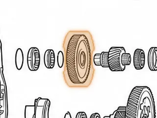 Driven Transfer Gear, VT25-E (72 Teeth) (.845”Thick, 5.040”OD) 2002-Up — Part # 205712A