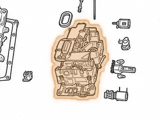 Plate, VT25-E Valve Body (Bonded) (Cast # 585) 2002-Up — Part # 205320A