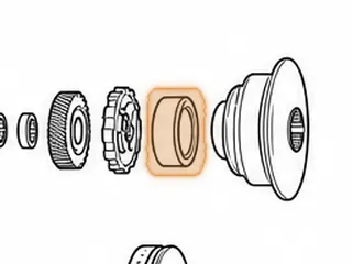 Cover, VT25-E Driven Pulley (Front Half) (Tin) (1.165”Thick, 3.240”OD) (3 ID Notches) 2002-Up — Part # 205706A-5