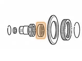 Ball Bearing, VT25-E Case To Input Shaft (.630”Thick, 2.520”OD, 1.338”ID) 2002-Up — Part # 205254A