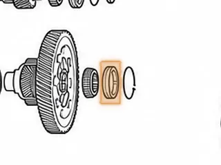 Cup Race, VT25-E Differential Bearing To Case (.528”Thick, 2.480”OD, 2.058”ID) (Cast # NP350068 Timken) 2002-Up… — Part # 205288A