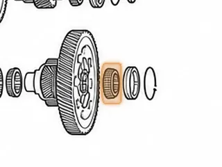 Cone Bearing, VT25-E Differential To Case (1.495”ID) (22 Rollers) (Cast # NP423815) 2002-Up… — Part # 205289A