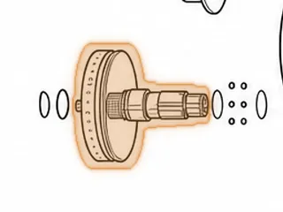 Drive Pulley, VT25-E (Front Half) (8”Long, 6 3/4”OD) (.790”OD Front Pilot) (1.380”OD Threads) 2002-Up (Use U205707AK) — Part # 205705A